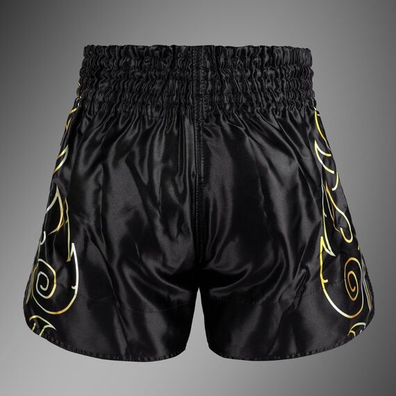 Muay Thai Shorts Venum VTC Flames – Black/Gold – XL, Size: XL, Colour: Schwarz, 4 image