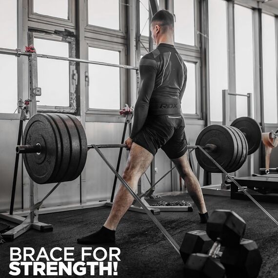 Weight Lifting Belt RDX RD13 13 mm – Black – S, Size: S, Colour: Schwarz, 4 image