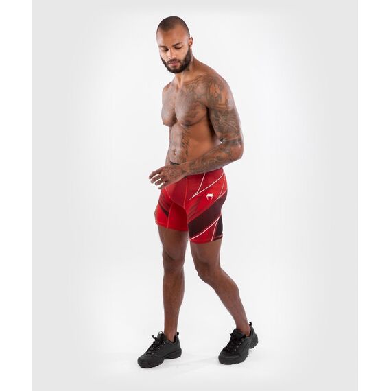 Short de Vale tudo  UFC Authentic Fight Night - Coupe Longue, Taille: M, Couleur: Rouge, Taille ne pas utiliser: M, 2 image