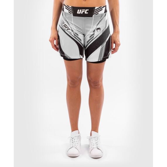 UFC Authentic Fight Night  Shorts - Langer Schnitt, Farbe: Weiss, Grösse : L