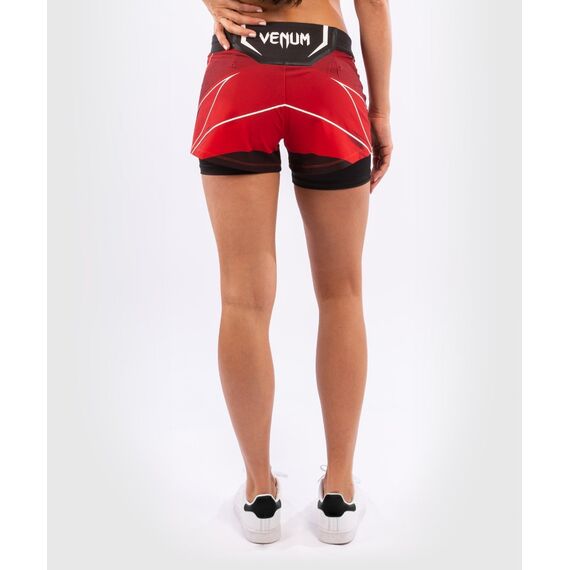 UFC Authentic Fight Night Women's Shorts - Short Fit, Size: L, Colour: Rot, Size: L, 8 image