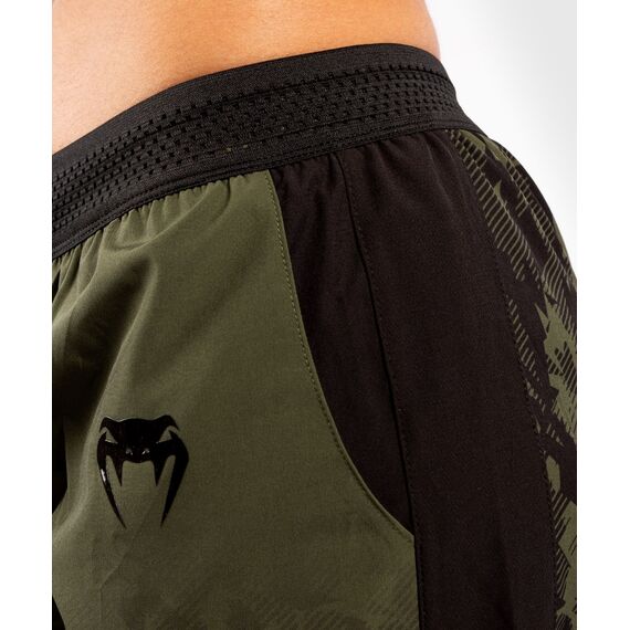 UFC Authentic Fight Week Women's Performance Shorts, Colour: Khaki, Size: L, 2 image