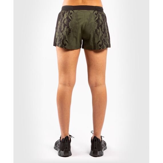 UFC Authentic Fight Week Women's Performance Shorts, Colour: Khaki, Size: L, 6 image