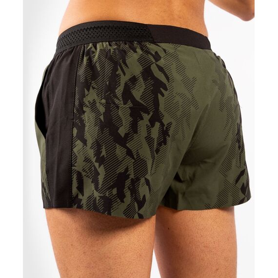 UFC Authentic Fight Week Women's Performance Shorts, Colour: Khaki, Size: L, 8 image