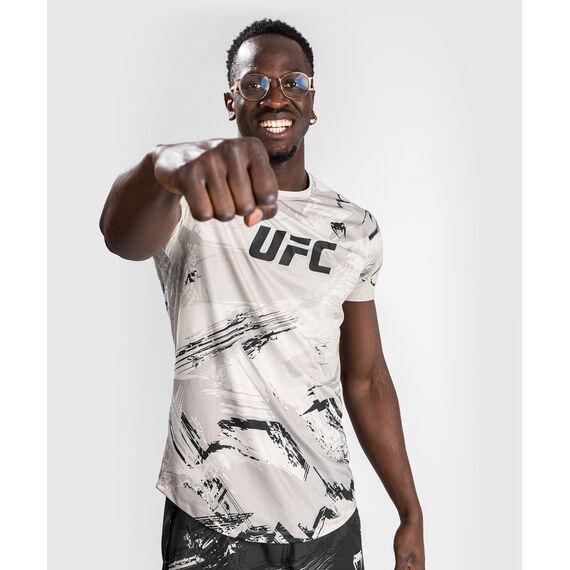 UFC Authentic Fight Week 2.0 Men's Performance Short Sleeve T-shirt, Taglia: L, Colore: Bianco , 4 image
