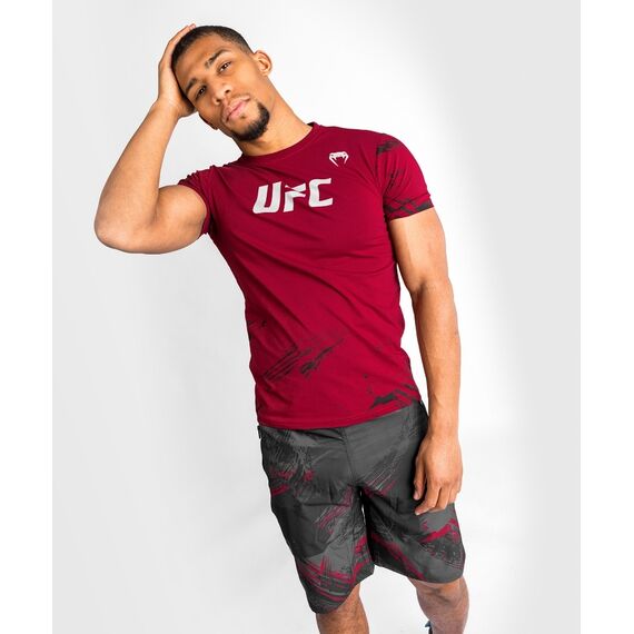 UFC Authentic Fight Week 2.0 T-Shirt - T-shirt à manches courtess, Taille: S, Couleur: Rouge
