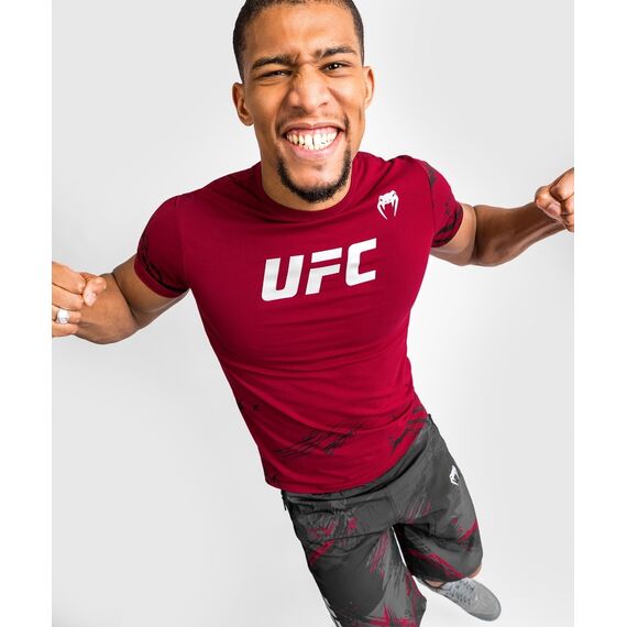 UFC Authentic Fight Week 2.0 T-Shirt - T-shirt à manches courtess, Taille: S, Couleur: Rouge, 4 image
