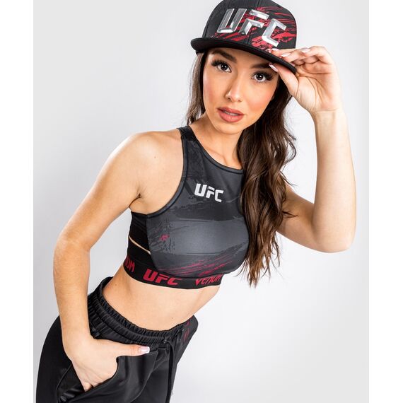 UFC Authentic Fight Week 2.0 Sport Bras, Taglia: L, Colore: Nero, 3 image