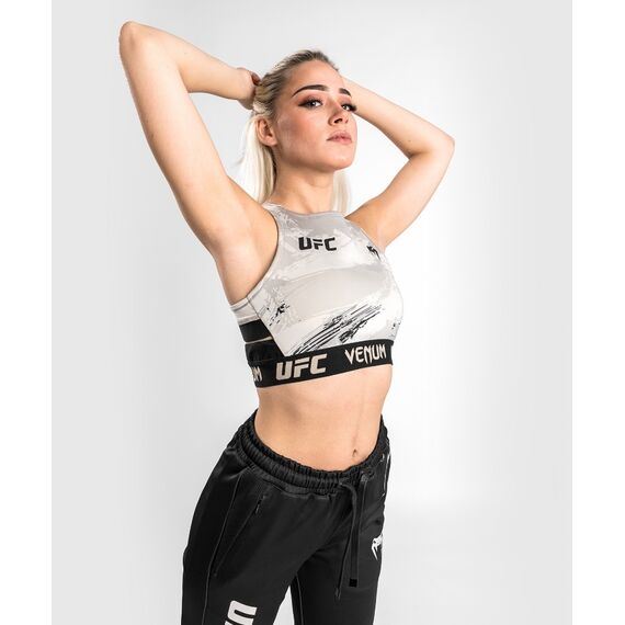 UFC Authentic Fight Week 2.0 Sport Bras, Size: S, Colour: Weiss, 2 image