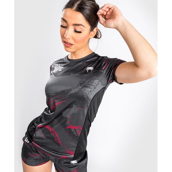 T-Shirt UFC Authentic Fight Week 2.0 Dry Tech, Taille: XS, Couleur: Noir, 2 image