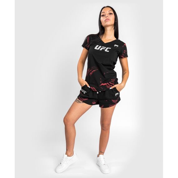 T-Shirt UFC Authentic Fight Week 2.0, Taille: L, Couleur: Noir