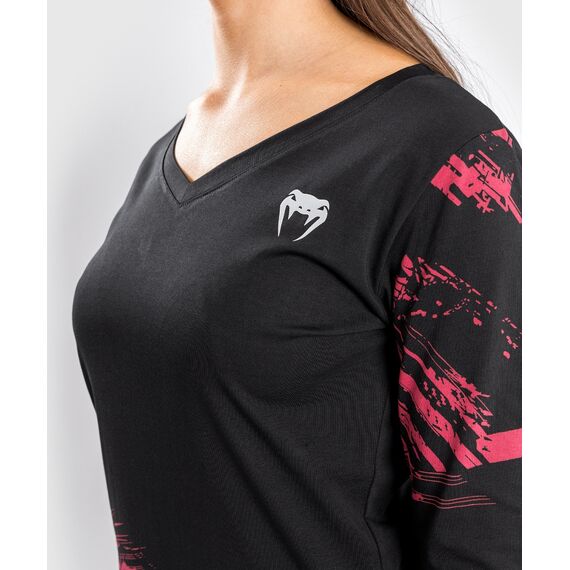 UFC Authentic Fight Week 2.0 T-Shirt - For Women - Long Sleeves, Taglia: L, Colore: Nero, 6 image