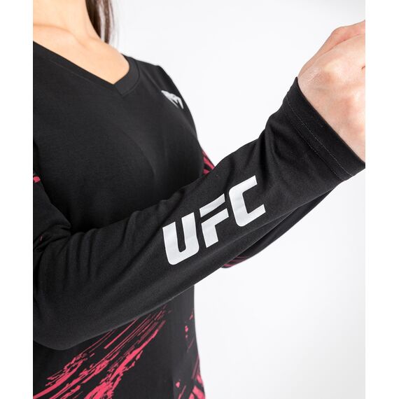 UFC Authentic Fight Week 2.0 T-Shirt - For Women - Long Sleeves, Taglia: L, Colore: Nero, 8 image