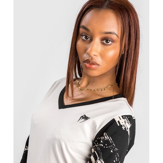 T-shirt de compression manches longues UFC Authentic Fight Week 2.2, Taille: L, Couleur: Blanc, 5 image