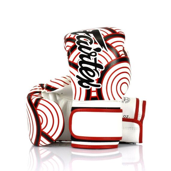 Guantoni da boxe Fairtex – Wave of Kanagawa – 8oz, Colore: Bianco , OZ: 8oz