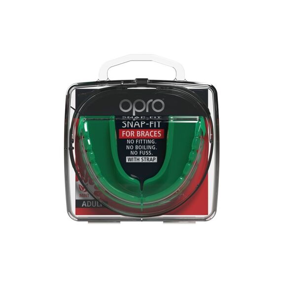 Protège-dents OPRO Snap-Fit pour bagues – Menthe verte, Couleur: Vert, 4 image