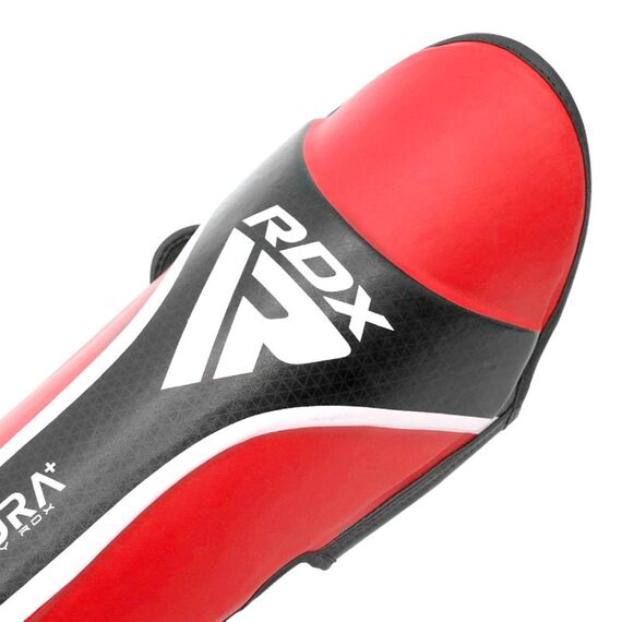 Shin Guards RDX Aura Plus T17 – Red/Black – S+, Size: S, Colour: Rot, 2 image