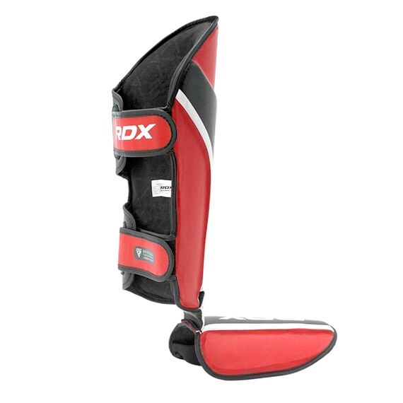 Shin Guards RDX Aura Plus T17 – Red/Black – S+, Size: S, Colour: Rot, 4 image