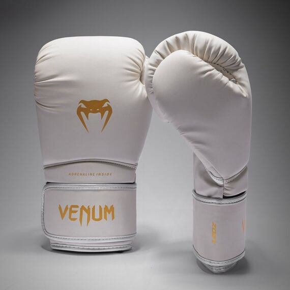 Guantoni da boxe Venum Contender 1.5 – Avorio/Oro – 14 oz, Colore: Bianco , OZ: 14oz