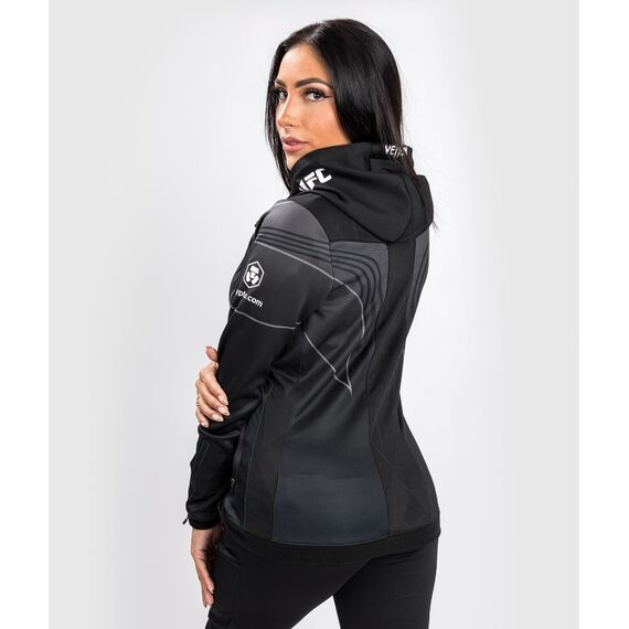 UFC Authentic Fight Night 2.0 Women's Walkout Hoodie, Taglia: S, Colore: Nero, 3 image