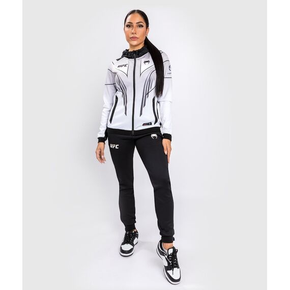 UFC Authentic Fight Night 2.0 Women's Walkout Hoodie, Taglia: L, Colore: Bianco , 3 image