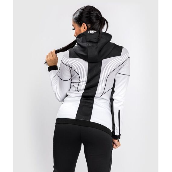 UFC Authentic Fight Night 2.0 Women's Walkout Hoodie, Taglia: L, Colore: Bianco , 4 image