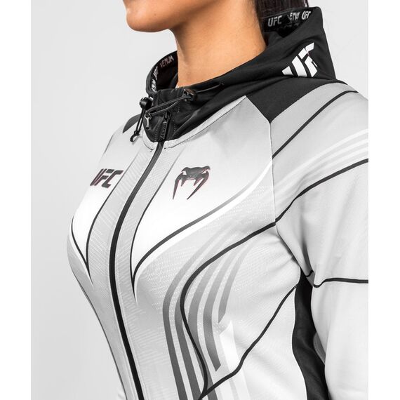 UFC Authentic Fight Night 2.0 Women's Walkout Hoodie, Taglia: L, Colore: Bianco , 5 image