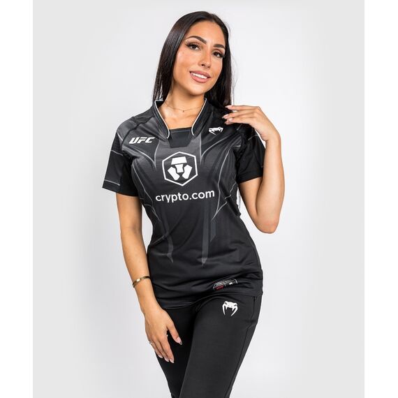 UFC Authentic Fight Night 2.0 Women's Walkout Jersey, Size: M, Colour: Schwarz, 3 image