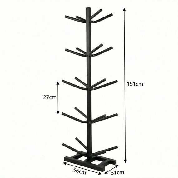 Support de rangement vertical pour balles lestées et sacs lestés GladiatorFit, 4 image