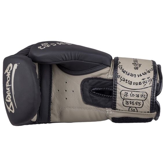 Boxhandschuhe 8 WEAPONS Yant – Schwarz/Sand – 10 oz, Farbe: Schwarz, OZ: 10oz, 8 image