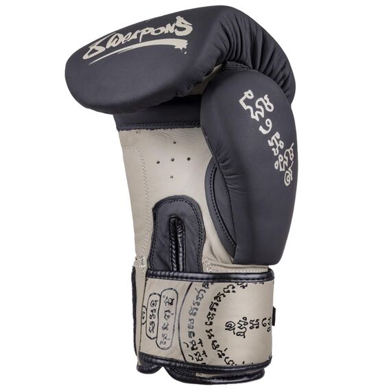 Boxhandschuhe 8 WEAPONS Yant – Schwarz/Sand – 12 oz, Farbe: Schwarz, OZ: 12oz, 7 image