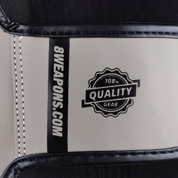 Protège-tibias 8 WEAPONS Unlimited 2.0 – Sable/Noir – XL, Taille: XL, Couleur: Beige, 2 image