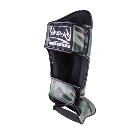 Protège-tibias 8 WEAPONS Unlimited 2.0 – Woodland Camo – S, Taille: S, Couleur: Camouflage, 4 image