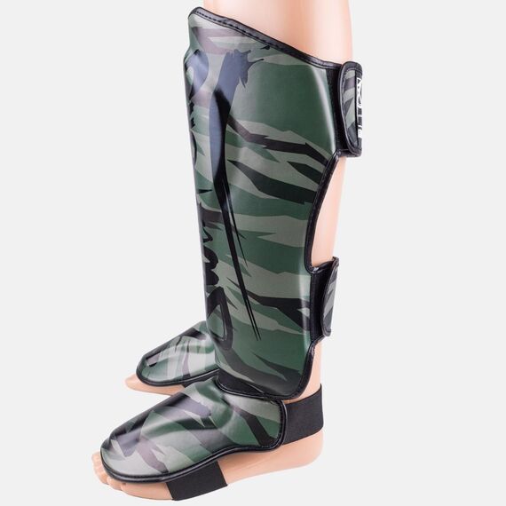 Protège-tibias 8 WEAPONS Unlimited 2.0 – Woodland Camo – S, Taille: S, Couleur: Camouflage, 7 image