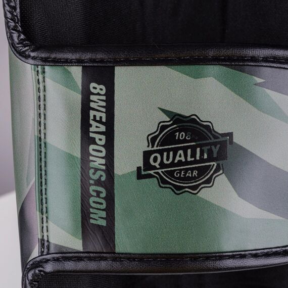 Protège-tibias 8 WEAPONS Unlimited 2.0 – Woodland Camo – S, Taille: S, Couleur: Camouflage, 9 image