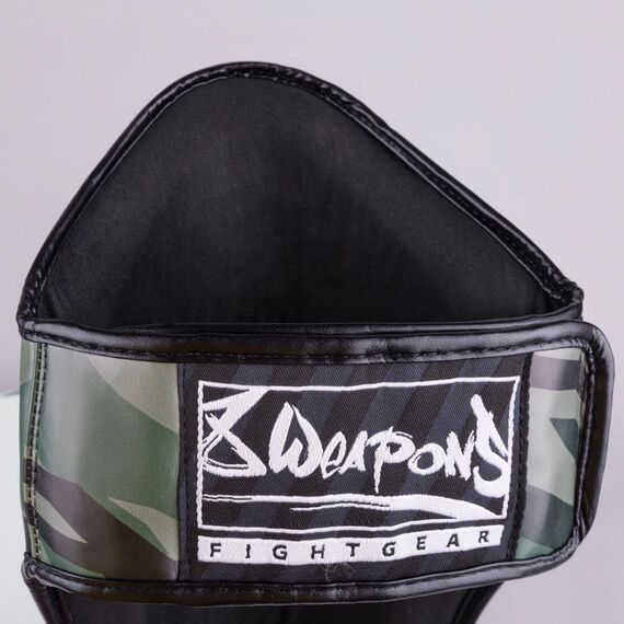 Protège-tibias 8 WEAPONS Unlimited 2.0 – Woodland Camo – L, Taille: L, Couleur: Camouflage, 2 image