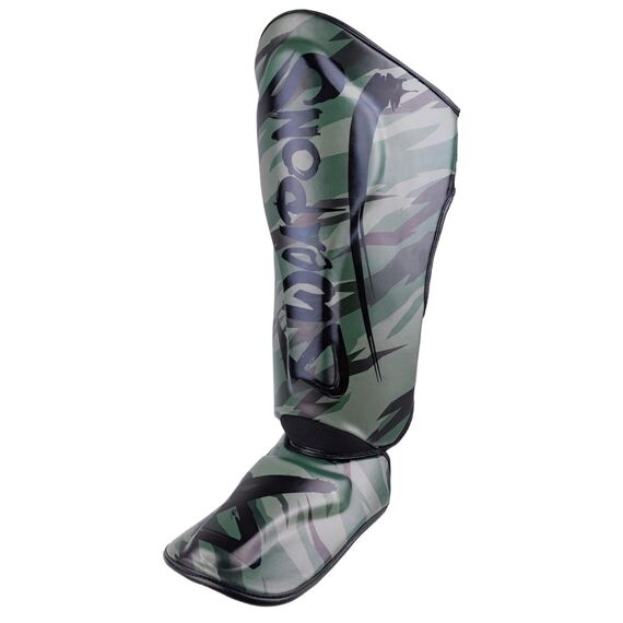 Protège-tibias 8 WEAPONS Unlimited 2.0 – Woodland Camo – XL, Taille: XL, Couleur: Camouflage, 4 image