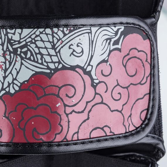 Protège-tibias 8 WEAPONS Hanuman Yant – Noir/Rouge – S, Taille: S, Couleur: Noir, 10 image