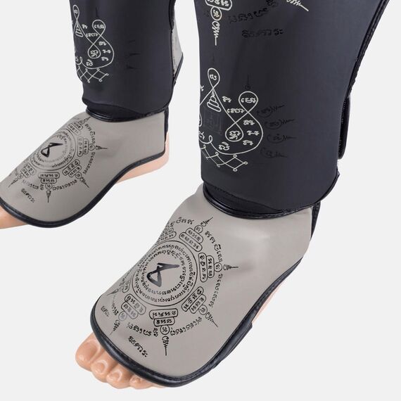 Protège-tibias 8 WEAPONS 8 Ways Yant – Noir/Sable – M, Taille: M, Couleur: Noir, 9 image