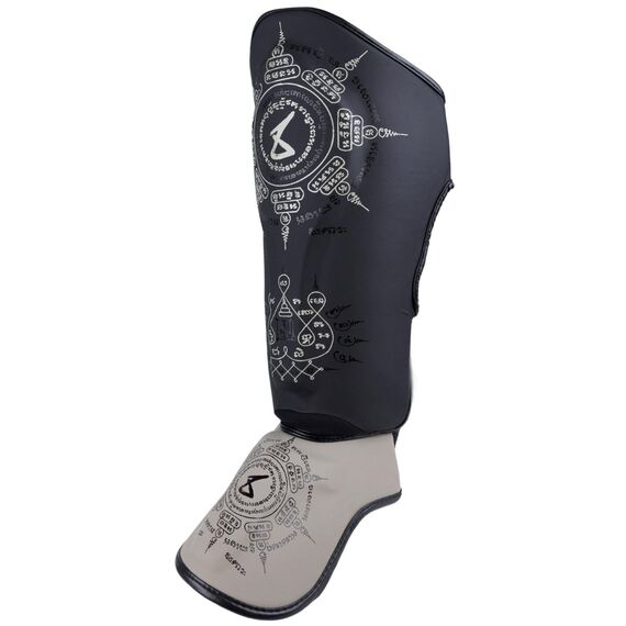 Protège-tibias 8 WEAPONS 8 Ways Yant – Noir/Sable – L, Taille: L, Couleur: Noir, 4 image