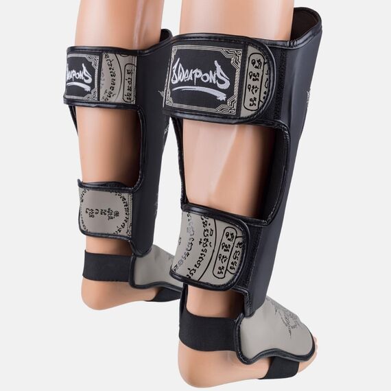 Protège-tibias 8 WEAPONS 8 Ways Yant – Noir/Sable – XL, Taille: XL, Couleur: Noir, 8 image