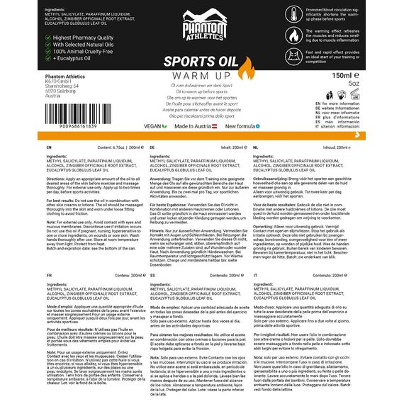 Huile sportive Phantom, Volume: 150 ml, 2 image