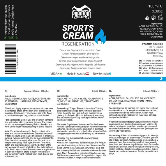 Crème sportive Phantom, Volume: 100 ml, 2 image