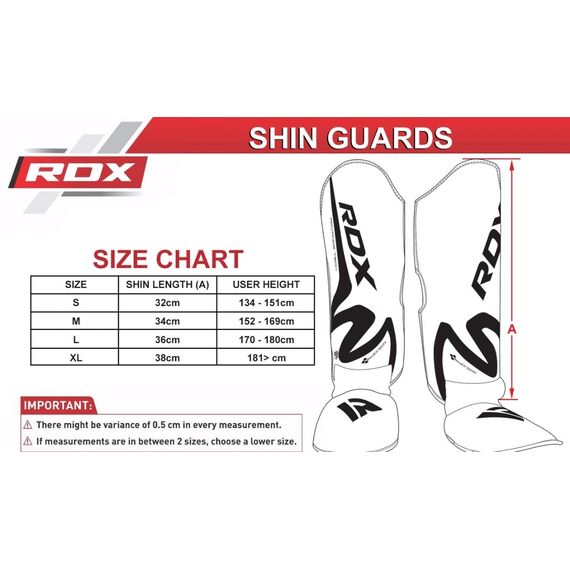 Shin Guards RDX T15 – Black – XL, Size: XL, Colour: Schwarz, 7 image