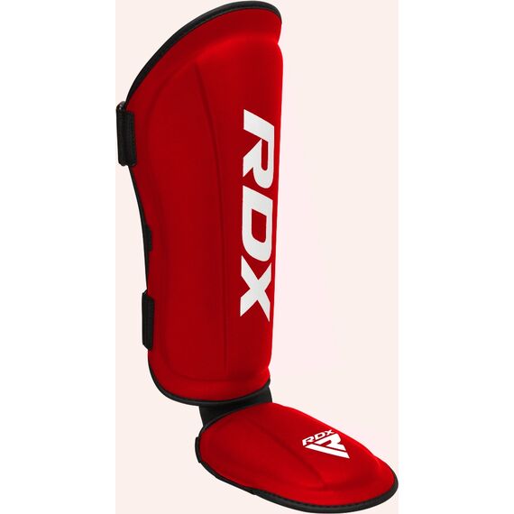 Shin Guards RDX T1 – Red/White – L, Size: L, Colour: Rot, 4 image