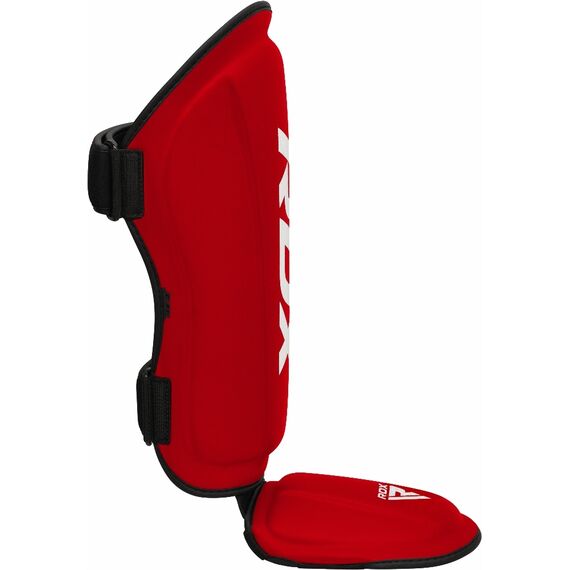 Shin Guards RDX T1 – Red/White – XL, Size: XL, Colour: Rot, 5 image