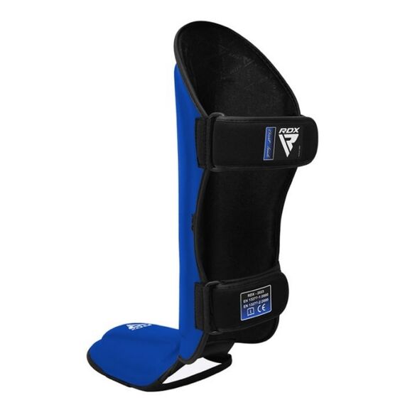 Shin Guards RDX T1 – Blue/White – M, Size: M, Colour: Blue, 3 image