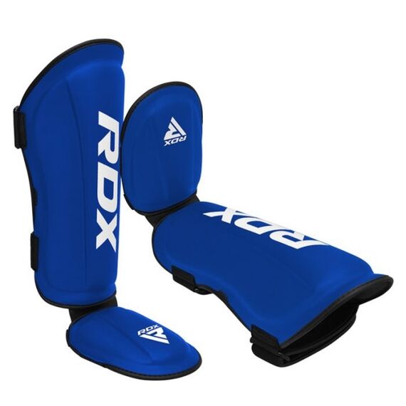 Shin Guards RDX T1 – Blue/White – M, Size: M, Colour: Blue, 4 image