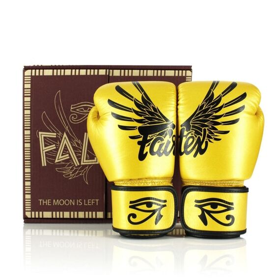 Boxhandschuhe Fairtex BGV1 – Falcon – Limitierte Edition – 16 oz, Farbe: Gold, OZ: 16oz