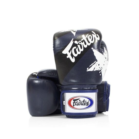 Boxhandschuhe Fairtex BGV1 – Nation Print – Blau – 8 oz, Farbe: Blau, OZ: 8oz, 2 image